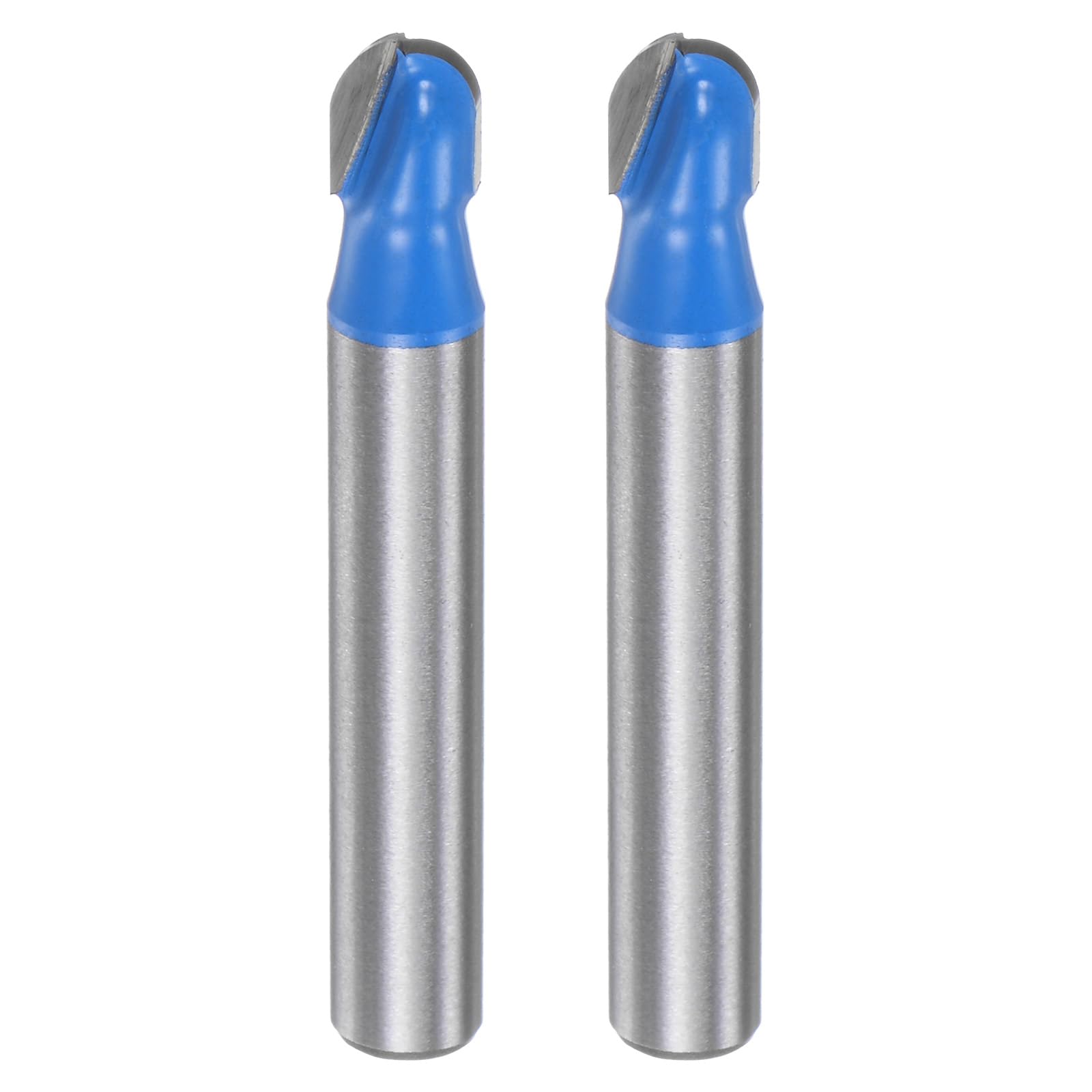 2 Pieces Router Bit Core Box 1/4 Shank 1/4 Inch Cutting Diameter Round Router Bi