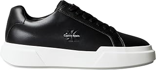 Calvin Klein Women's Sneakers with Moulded Sole Chunky Laceup in Leather