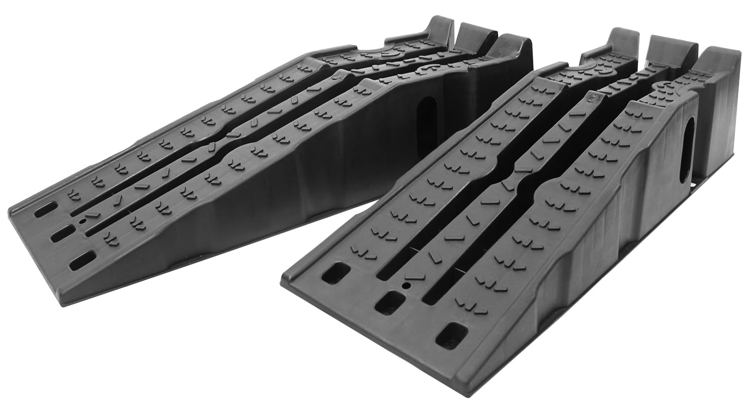 MaxxHaul 50947 Lift Stackable Vehicle Car Ramp 6500 LBS Capacity Per Pair 3250 L