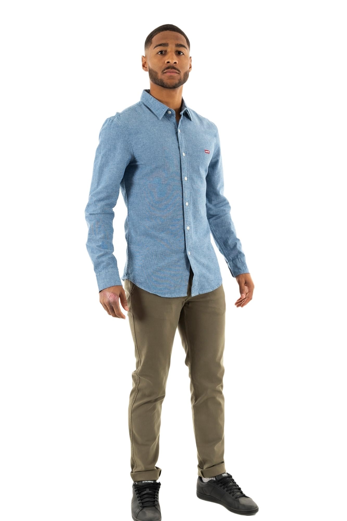 Levi's Shirt 86625-0017 LS Battery HM Shirt Slim Black Agate