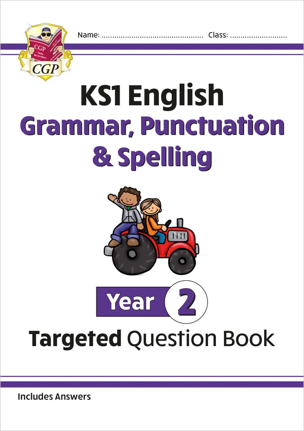 KS1 English Year 2 Grammar, Punctuation & Spelling Targeted Question Book (with 