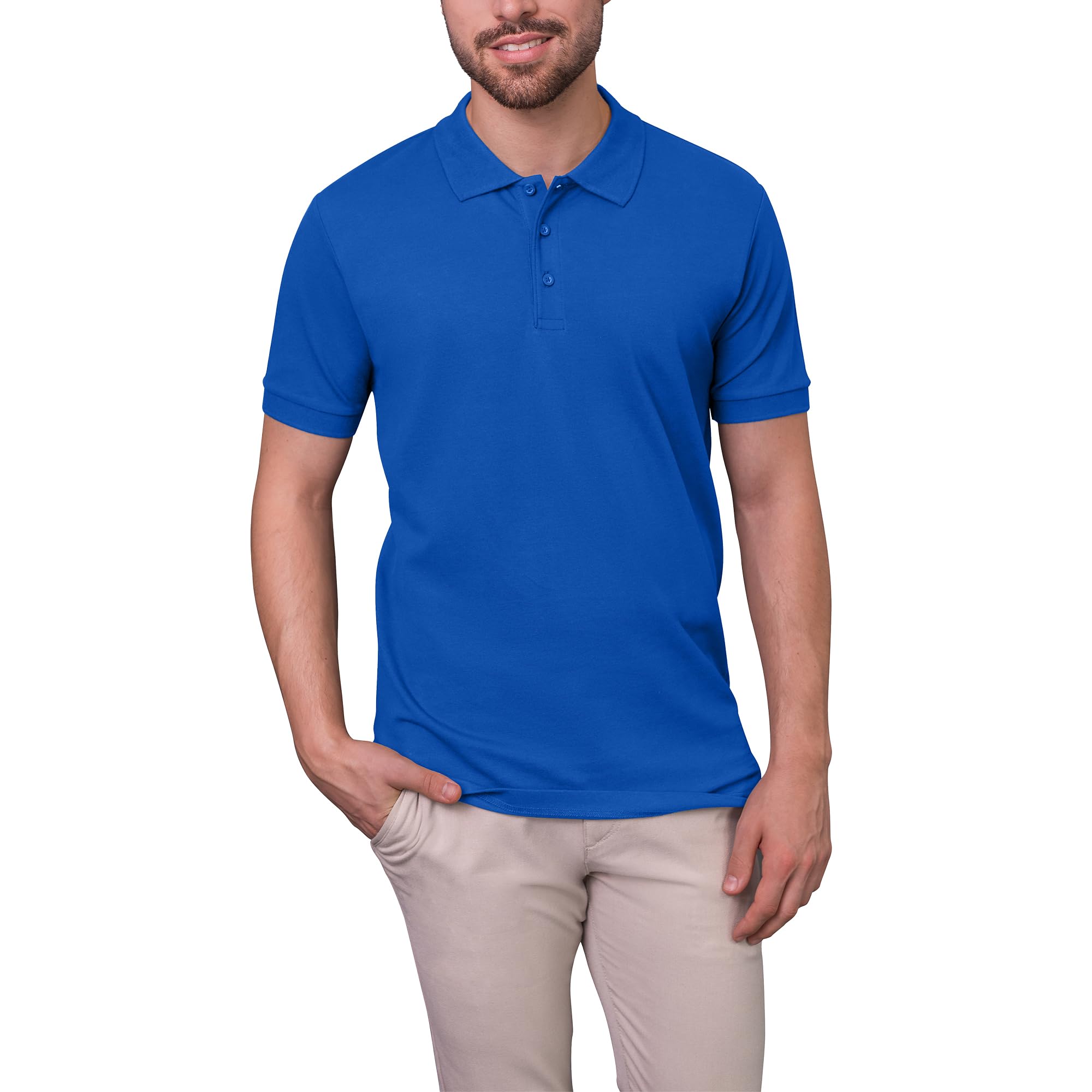 HRM Luxury Stretch M Men's Polo Shirt