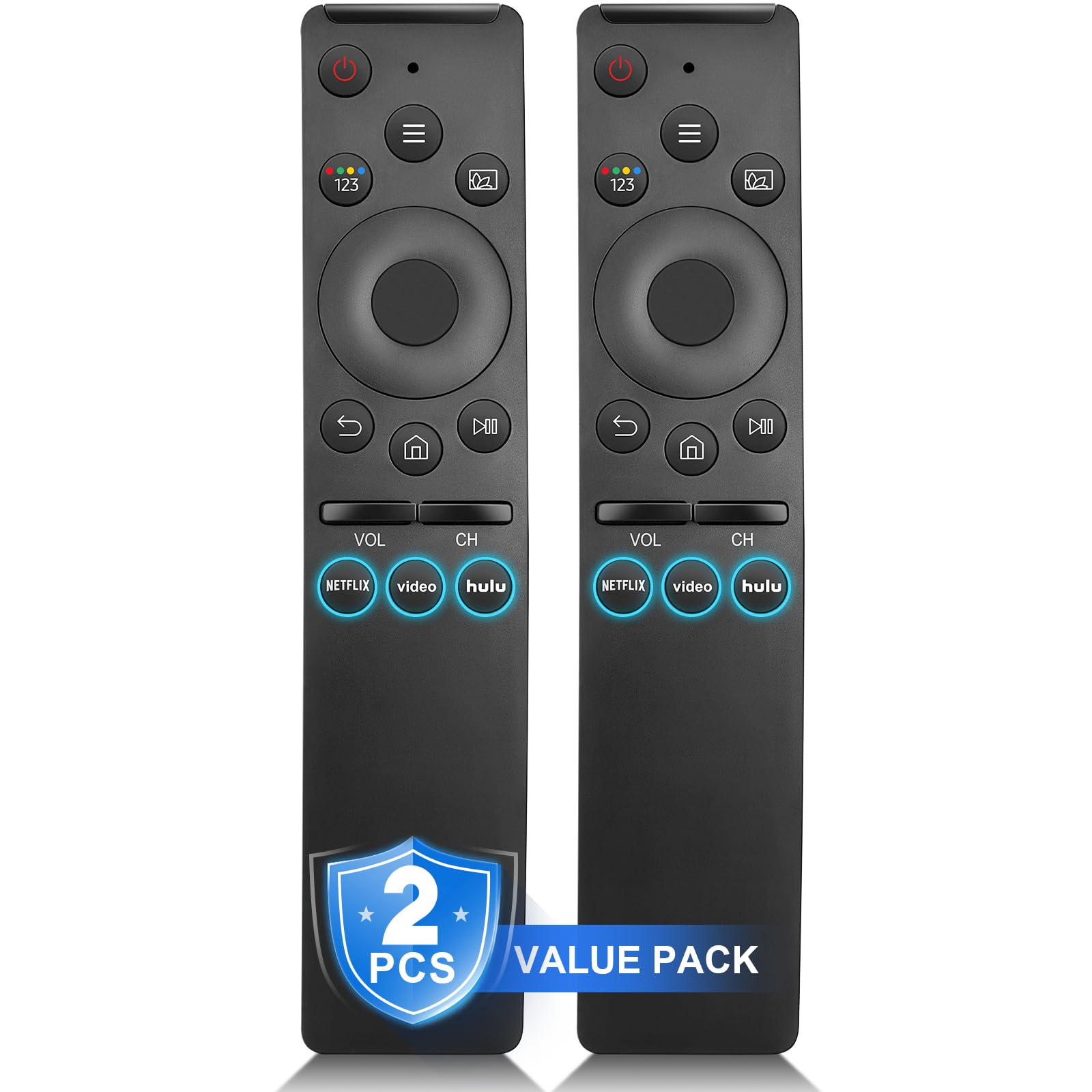 2-Pack Replacement Remote for Samsung Smart TV – No Setup, Instant Response | fo