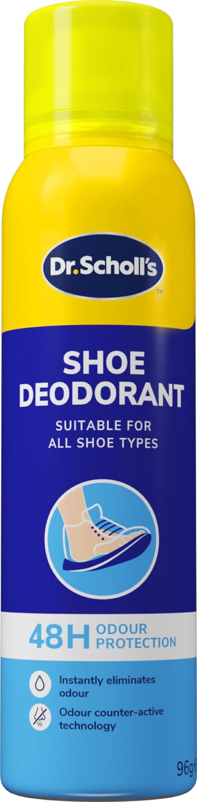 Dr. Scholl’s Fresh Step Anti Odour Shoe Spray, Eliminates Odor For Up To 48 Hour
