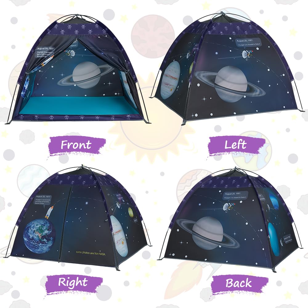 Mnagant Space World Play Tent-Kids Galaxy Dome Tent Playhouse for Boys and Girls