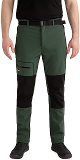 Höhenhorn Trekmaster Men's Softshell Hiking Trousers, Winter Lined Trousers, Snowboarding Trousers