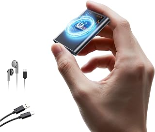 136GB Magnetic Voice Activated Recorder, AI-Noise Cancellation Recorder | 9600 Hours Files Storage Digital Voice Recorder, WAV/MP3 OTG Data Transfer, Recording Device for Lectures Meetings