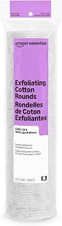Amazon Essentials Exfoliating Cotton Rounds, 100 Count (Pack of 1) (Previously Amazon Basics)