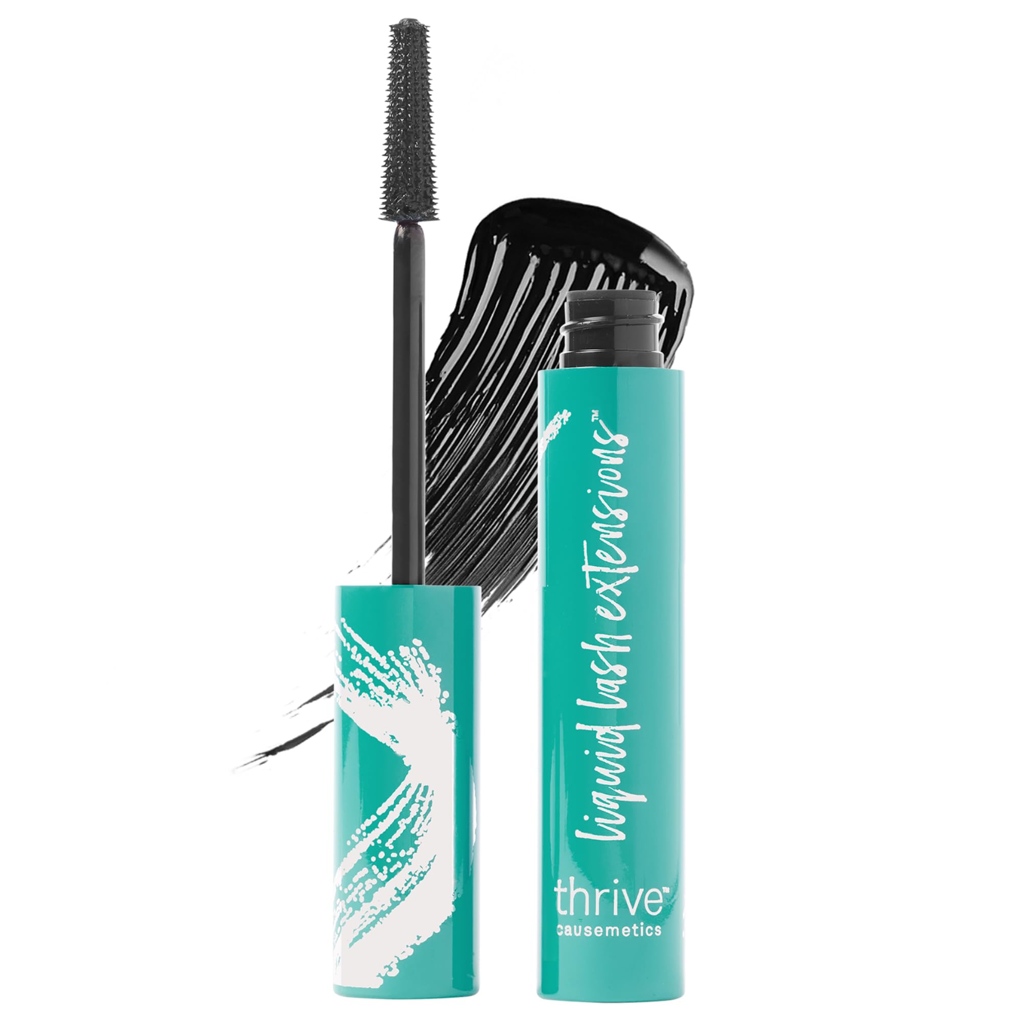 Thrive Causemetics Liquid Lash Extensions Mascara, Rich Black Shade | Tubing For