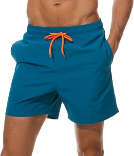 Arcweg Men's Swimwear, Men's Swimming Costumes, Sea Swimwear, 100% Polyester, Quick Drying Beach Shorts Swimming Pool