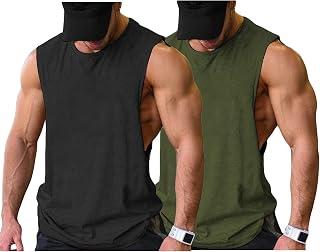 Coofandy Men's Loose Fit Workout (2 Pack)