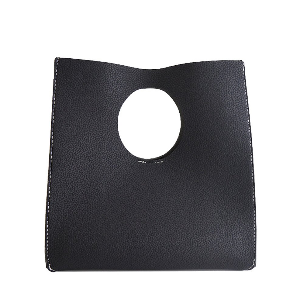 Hoxis Vintage Minimalist Style Soft Pu Leather Handbag Clutch Small Tote