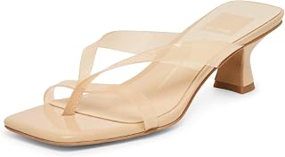 Dolce Vita womens Brevel Vinyl Heeled Sandal