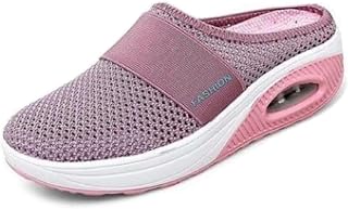 Ulalaza Women's Slippers Flat Open Toe Slides Platform Wedge Sandals Thong Sandals Non-Slip Summer Shoes Toe Post Beach Sandals Casual Sandal Comfy House Slippers Walking Flip Flops
