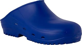 REPOSA Easy - Sanitary Clogs for Women and Men in Rubber with SRC Non-slip Sole, Anatomical Sanitary Slippers without Strap, Sterilizable, Anti-Shock and Breathable Nursing Shoes