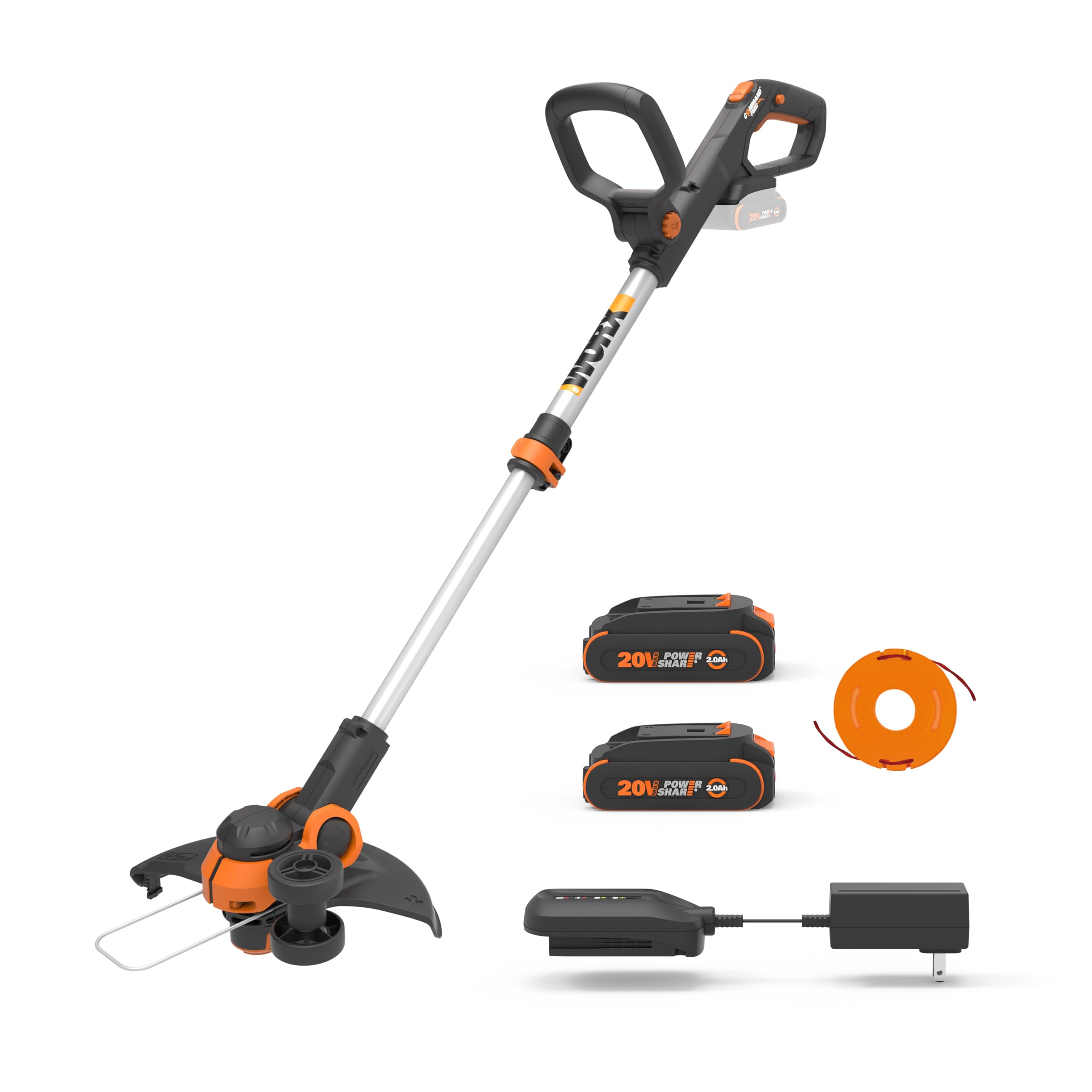 WORX 20V 12" 2-in-1 Cordless String Trimmer & Electric Lawn Edger, WG163 | Comma