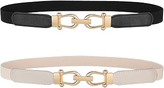JASGOOD Leather Belt for Women Plus Size Black Casual Waist Belt for Jeans Pants with Metal Buckle