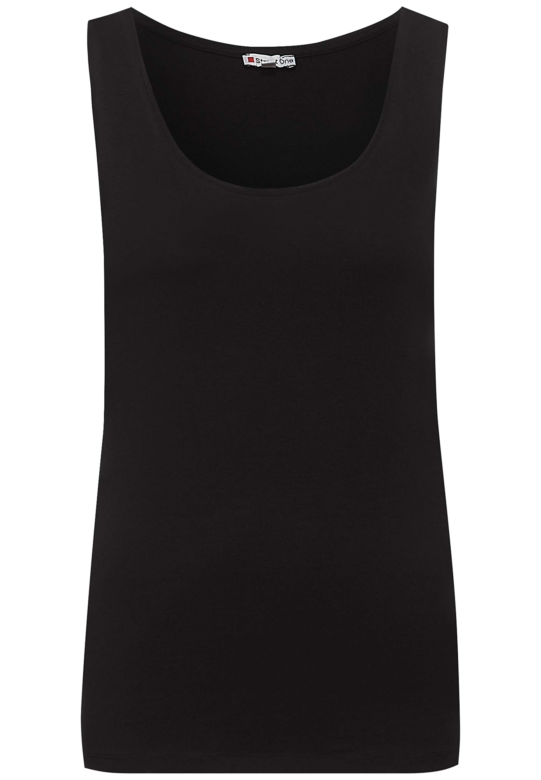 Street One Damen Basic Top in Unifarbe