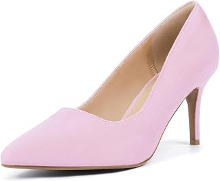 IDIFU IN4 Women's Pumps High Heels Closed Toe Stiletto Pointed Toe Dress Shoes Wedding Prom Bridal Daily Work Office Business Trendy Fashion Sexy Comfortable Pumps Dressy Shoes