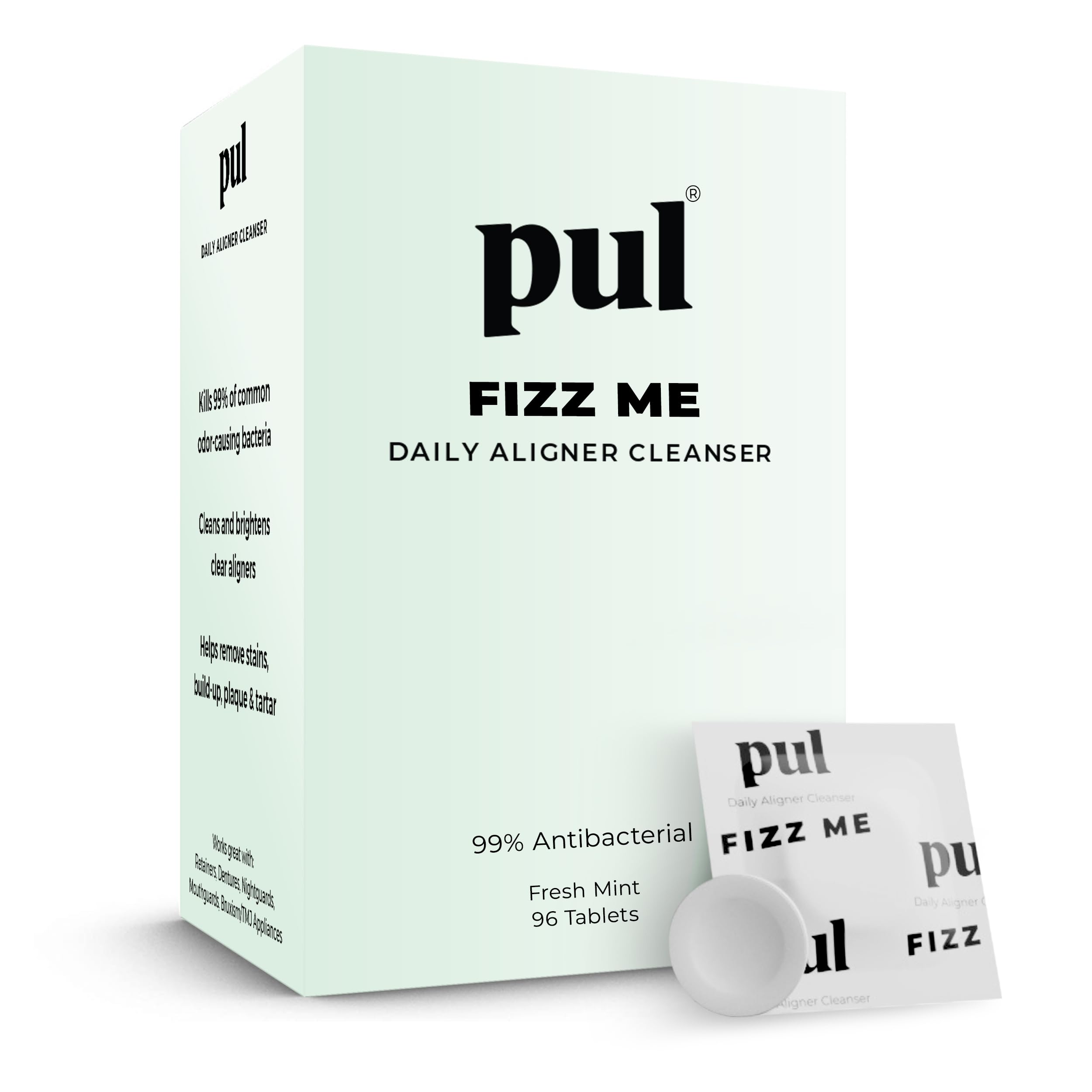 PUL Retainer Cleaner Tablets - Aligner Cleaner for Invisalign and Clear Aligners