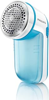 Philips Lint Remover and Fabric Shaver, 8800 rpm, 3 Blades, for Clothes | Removes bobbles and fluff – clothes debobbler, 8800 rpm, 3 blades, easy-clean container (GC026/00)