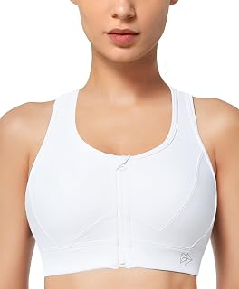 Yvette Strong Support Sports Bra, Front Closure, Oversized Mesh