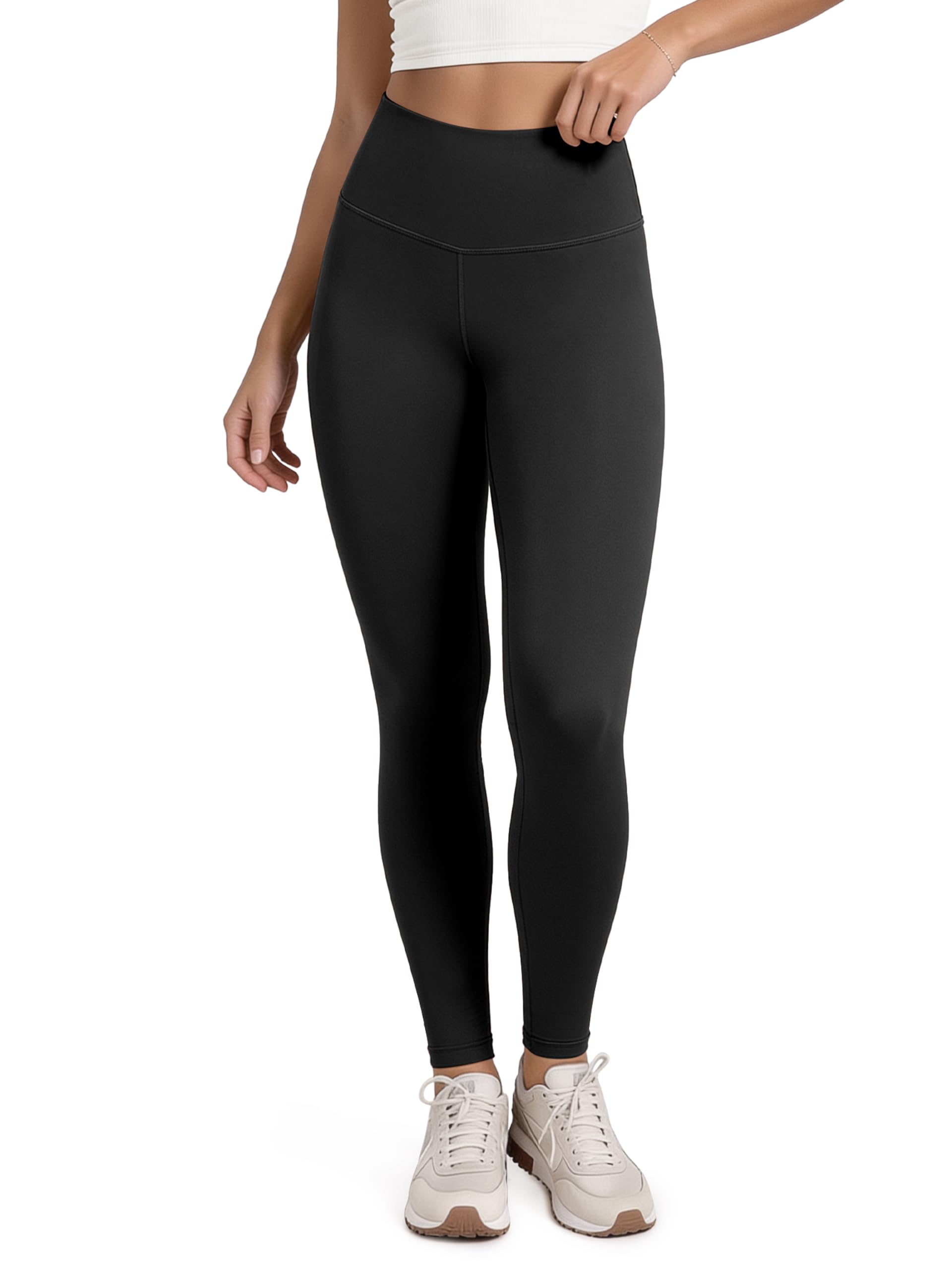 ODODOS Body-Hugging Workout Leggings with Back Pocket for Women, 25" /28" High W