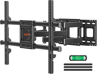 ELIVED Full Motion TV Wall Mount for Most 42"-82" TVs up to 110 lbs | Heavy Duty Articulating Arms Swivel, Tilt, Extend, Level, Easy Install TV Bracket, Fits 16" Studs, Max VESA 600x400mm