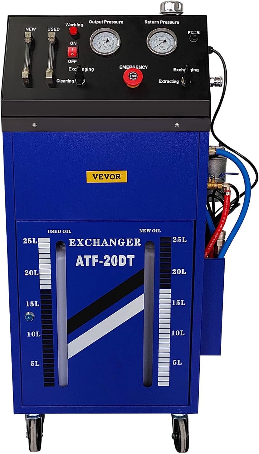 VEVOR Flush Machine DC12V 0-60PSI, Automatic Transmission Fluid Exchanger Heavy 