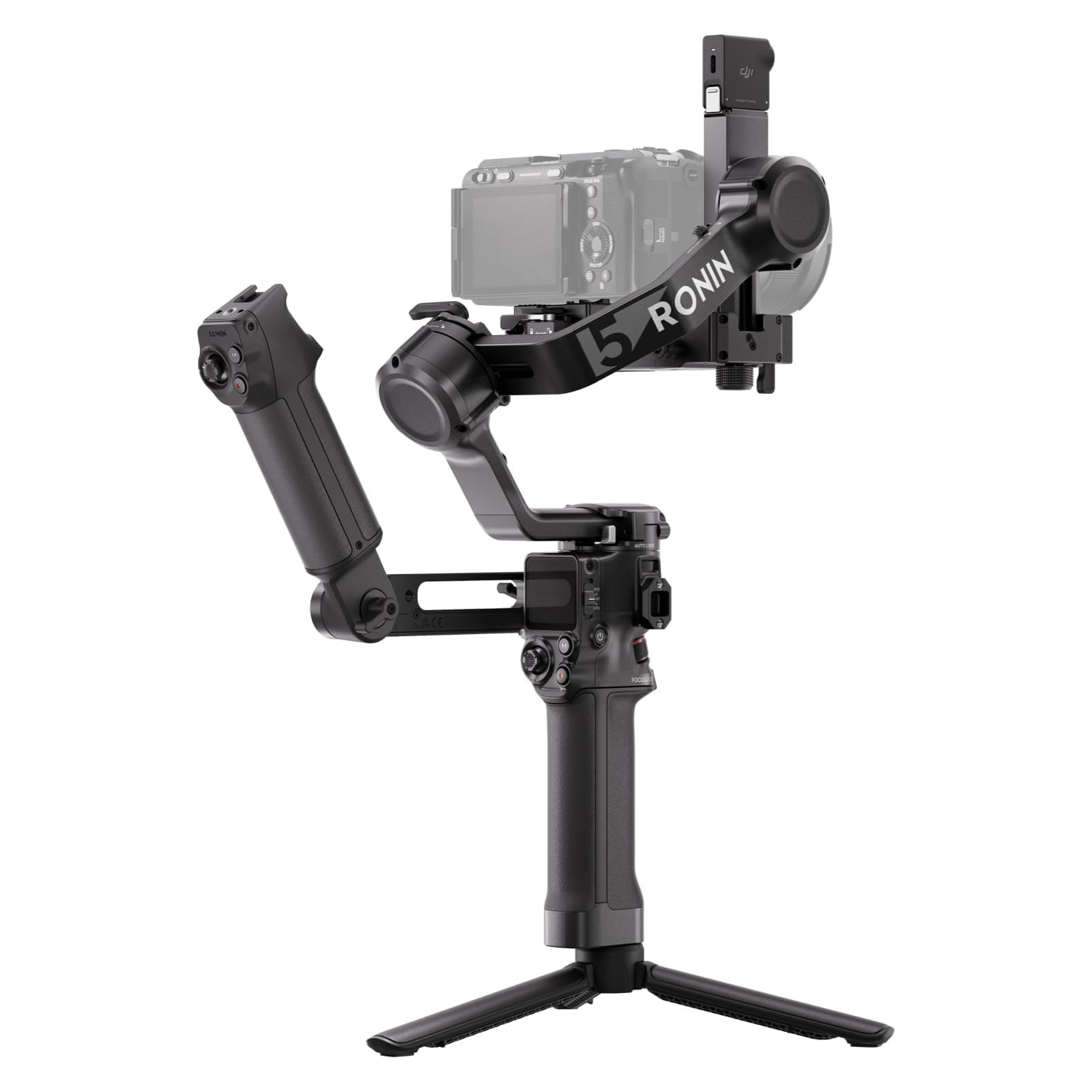 DJI RS 5 Combo, Gimbal Stabilizer for Camera, Canon/Sony/Nikon/Fujifilm | Enhanc