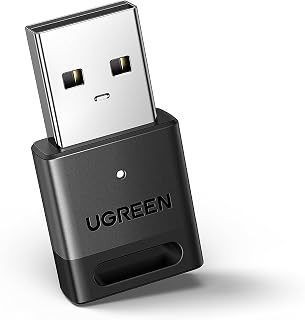 UGREEN USB Bluetooth 5.3 Adapter for PC Bluetooth Dongle Receiver | Plug & Play, For Windows 11/10/8.1 Only, Desktop, Laptop, Works with Mice, Keyboards, Headphones, Speakers, Printer