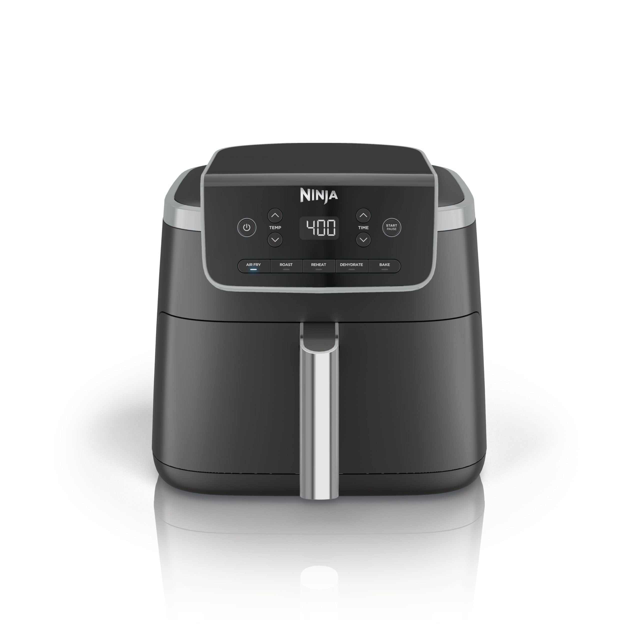 Ninja Air Fryer Pro, 5 Qt, 5-in-1, Grey, AF142 | Air fry, bake, roast, reheat, d