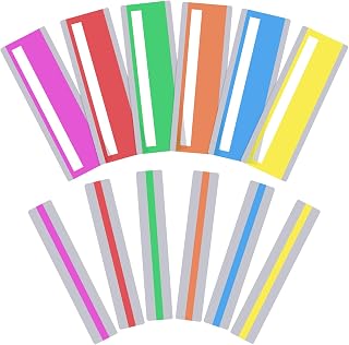 12 Pack Guided Reading Strips 2 Styles Colored Dyslexia Tools for Kids | Reading Trackers for Kids, Highlight Reading Guide Strips for Students to Reduce Visual Stress