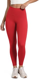 ODODOS Body-Hugging Workout Leggings with Back Pocket for Women, 25" /28" High Waist Yoga Pants