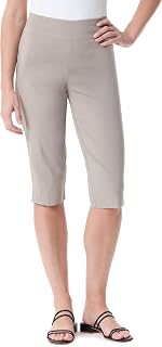 Gloria Vanderbilt Womens Pull on Tummy Slimmer Capri StandardPants