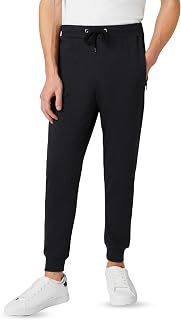 FM London, Slim Fit Jogging Bottoms for Men with Zip Pockets, Ideal for Everyday and Sports, Comfortable, Soft