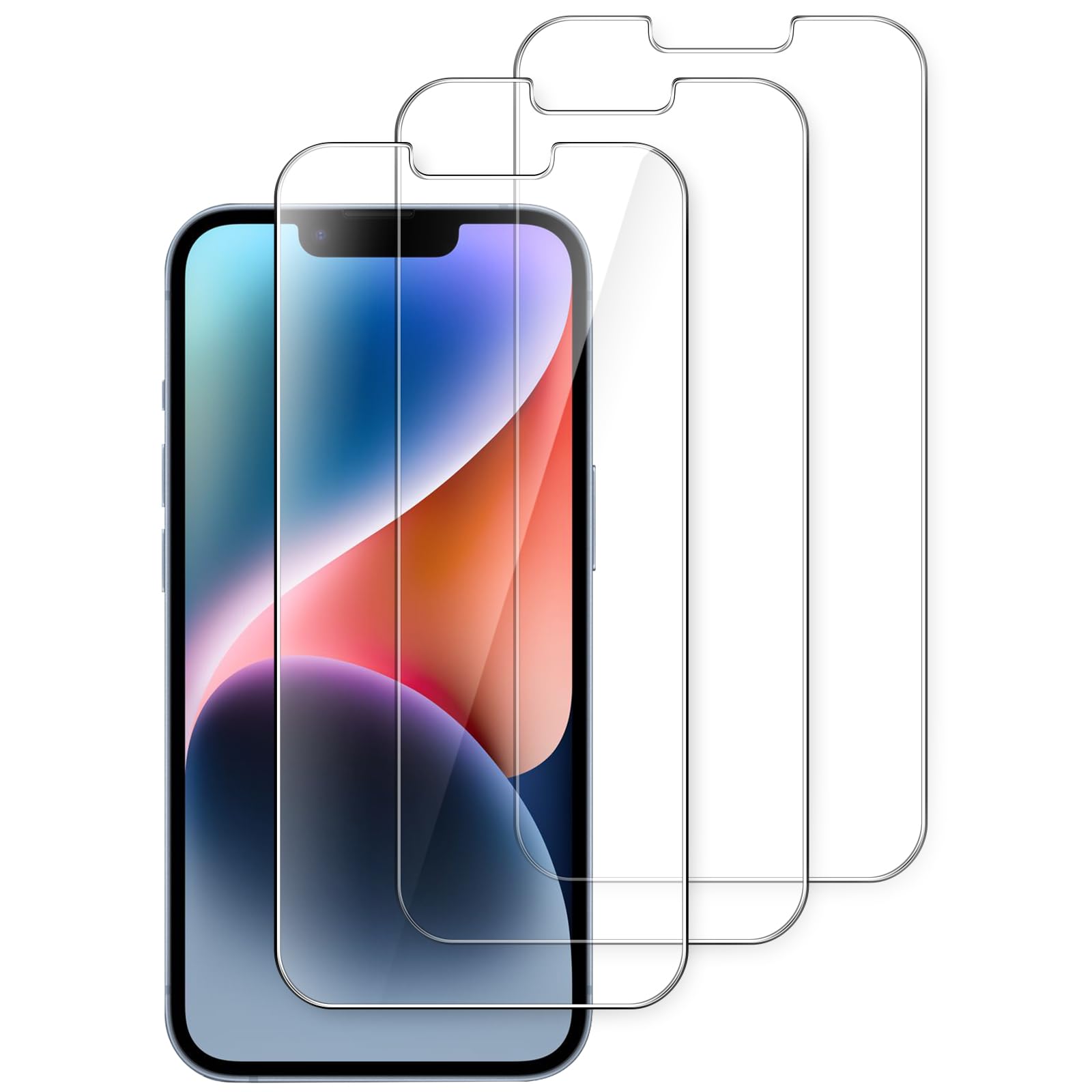 JETech Screen Protector for iPhone 14 (3 Pack)