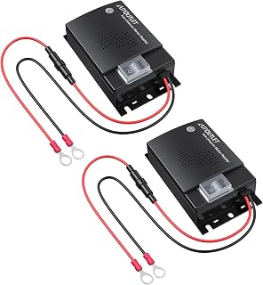 AUTOUTLET 2PCS DC 12V Car Vehicle Ultrasonic Mouse Repeller Gauge Rat Rodent Pest Animal Deterrent Get Rid of Rat Mice Rodents Squirrel Marten