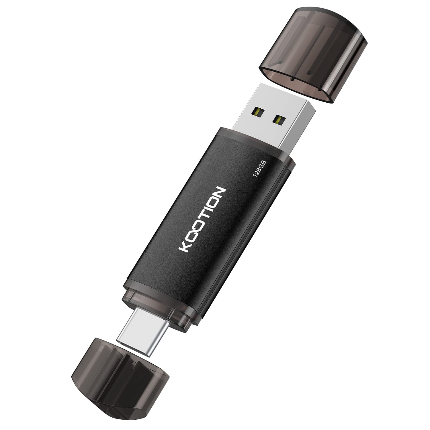 KOOTION 2-in-1 Dual USB A & C OTG Flash Drive - 128 GB for Android, Tablet, Lapt