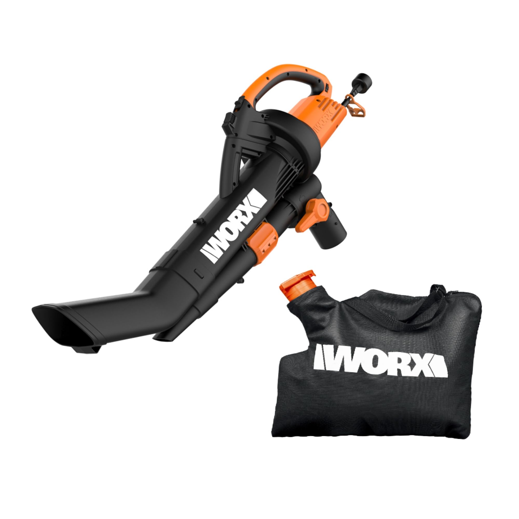 WORX Trivac 3-in-1 Electric Leaf Blower/Leaf Vacuum/Leaf Mulcher, WG509 | 350 CF