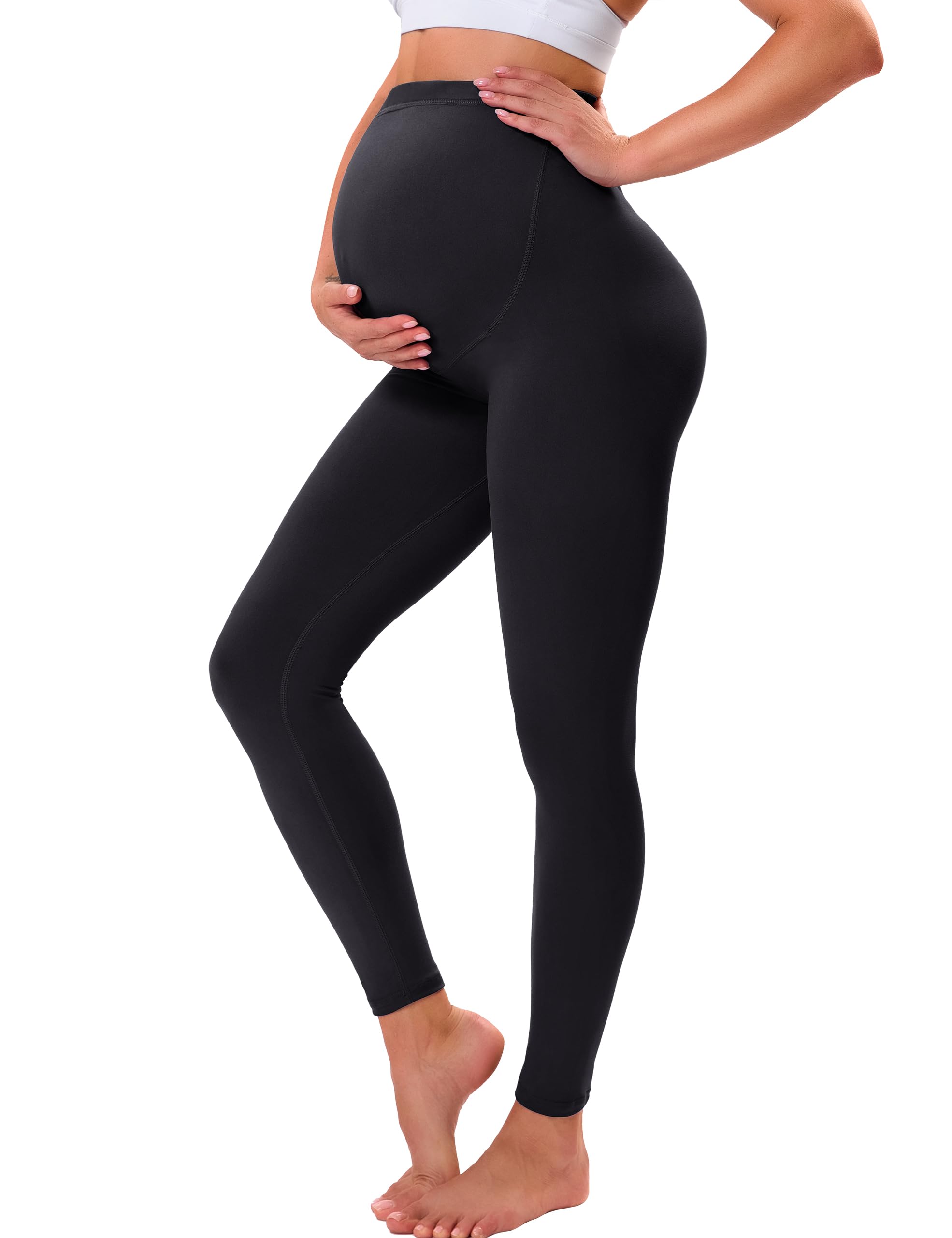 VALANDY Creamlush Over Bump Maternity Leggings for Women | Buttery-Soft Comfort,