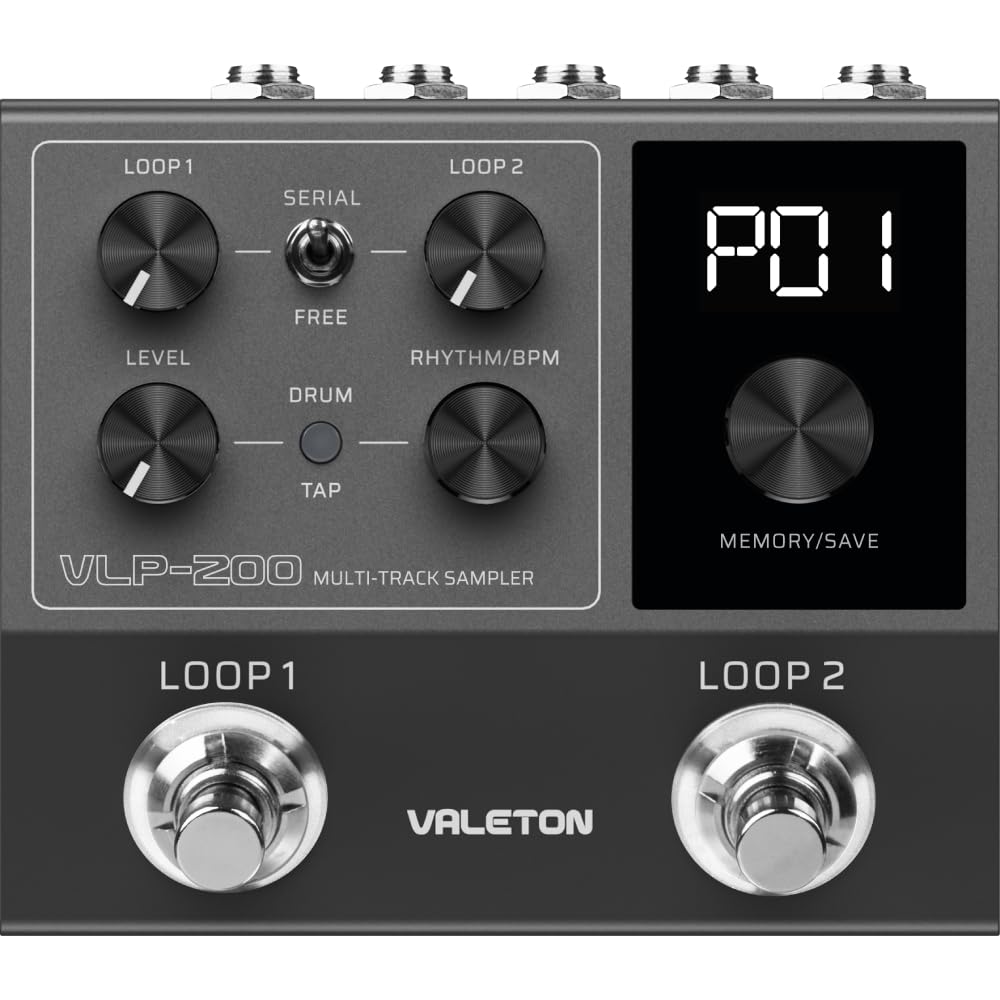 Valeton VLP-200 Multi-Track Sampler - Two full-featured loopers and a variety of