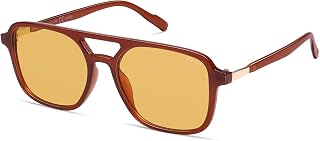 SOJOS SJ2202 Retro Vintage Rectangular Sunglasses for Men and Women