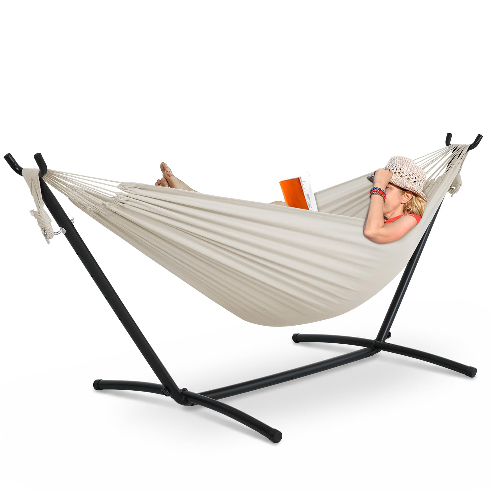 Lazy Daze Portable Hammock with Stand, Free Standing Hammocks for Indoor Outdoor