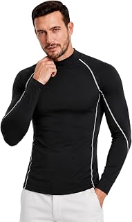 Mens T Shirts Long Sleeve Casual T-Shirts Basic Work Tee Tops