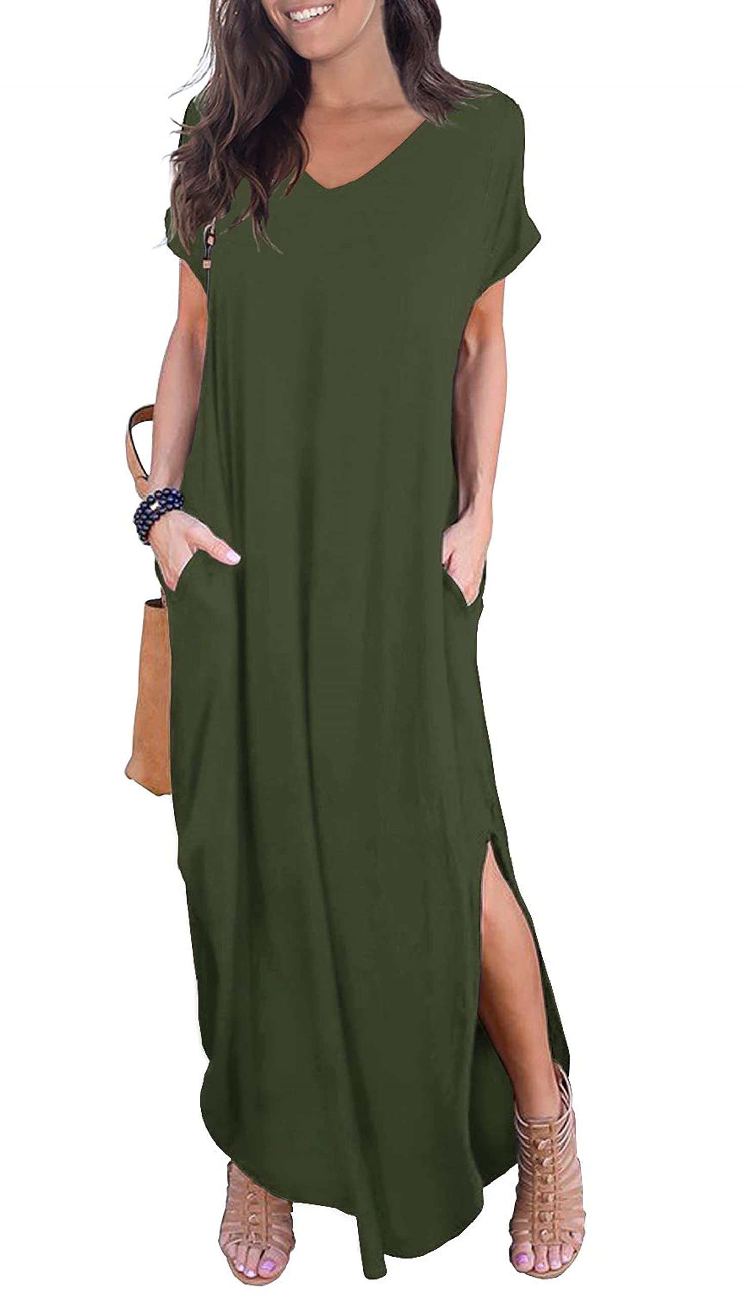 GRECERELLE Women's Soft Summer Dress