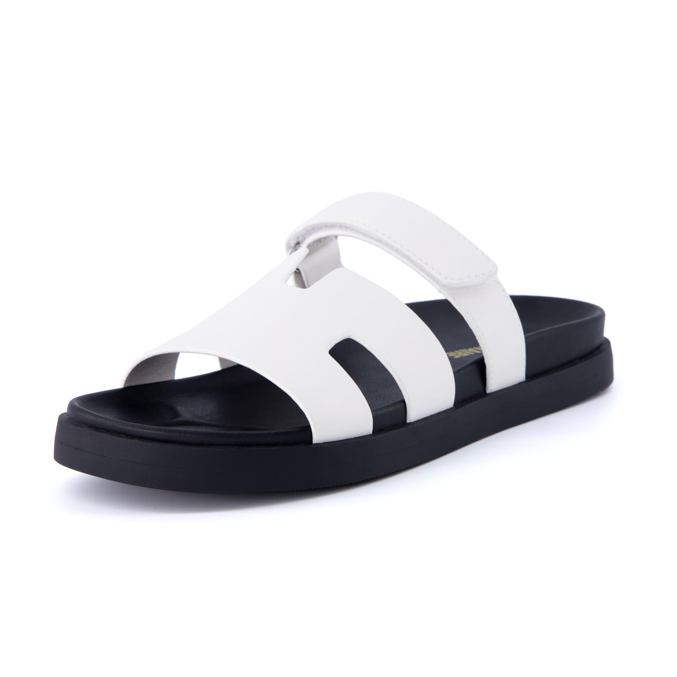 CUSHIONAIRE Women's Roto Footbed Sandal + Comfort Wide Deployment