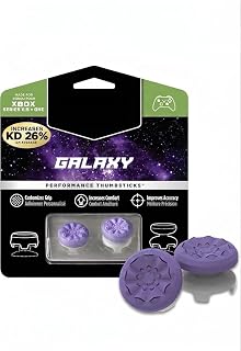 Purple Xbox Thumb Grips, Performance Thumbsticks for Series X|S & One