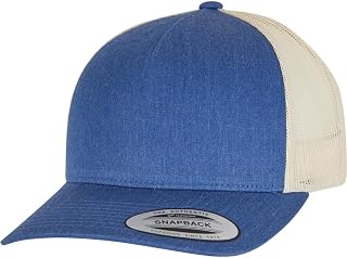 FLEXFIT Retro Trucker Baseball Cap, Unisex Adult Vintage Trucker Cap, Adjustable Clasp, Breathable Mesh Mesh, One Size Adjustable, Multiple Colors