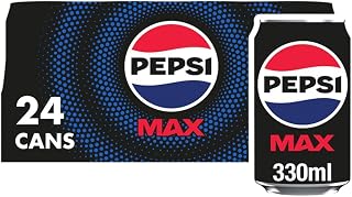 Pepsi Max Cola | 330ml Can | 24 Pack